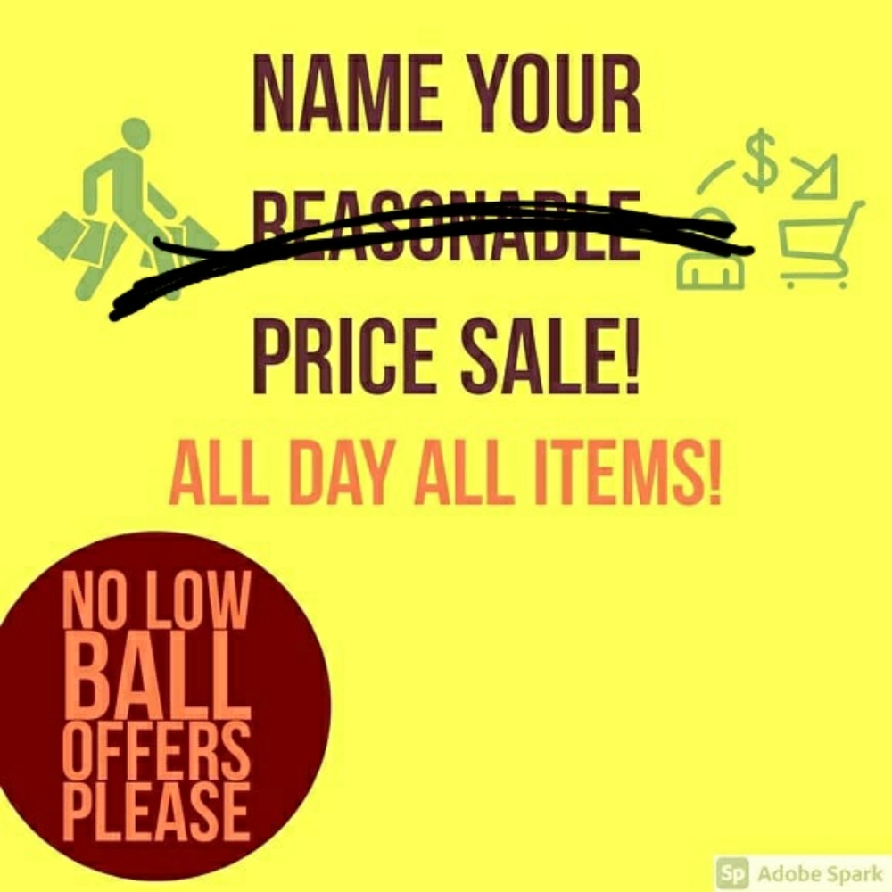 Name Your Price Sale!
